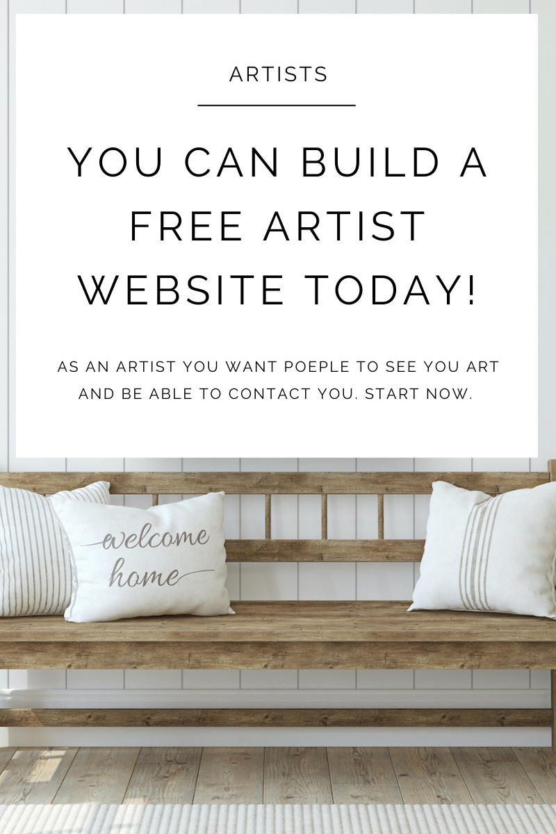 You Can Build a Free Artist Website Today!