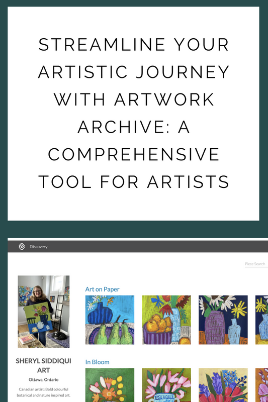 Streamline Your Artistic Journey with Artwork Archive: A Comprehensive Tool for Artists