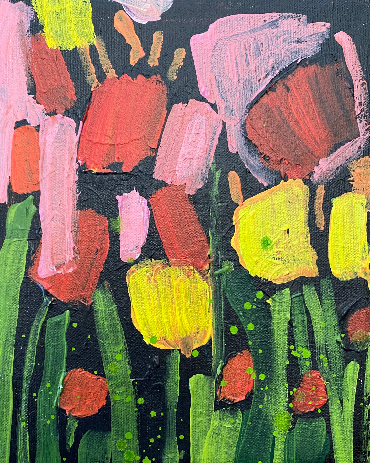 Fresh Blooms 21 / 8”x10” / Fine Art / Abstract Florala